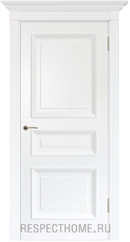 Межкомнатная дверь эмаль белая Potential doors 233 ДГ