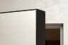 Распашная дверь "SECRET EDGE(45)" под покраску, Черный Муар 9005 правая