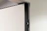Распашная дверь "SECRET EDGE(65)" revers под покраску, Черный Муар 9005 левая 