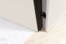 Распашная дверь "SECRET EDGE(65)" revers под покраску, Черный Муар 9005 левая 