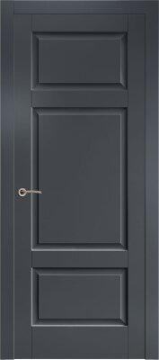 Межкомнатная дверь эмаль чёрный Potential doors 256 ДГ