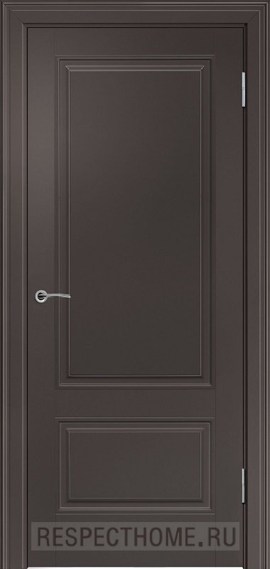 Межкомнатная дверь эмаль горький шоколад Potential doors 224 ДГ