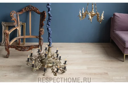 Клеевая кварц-виниловая плитка VINILAM CORK Glue Luxury (LVT) Дуб Сарагоса 232x1227x2.5 мм (4.555 м2)