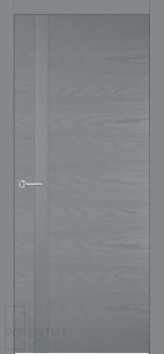 Межкомнатная дверь Potential doors Blend эмаль грей 403 ДГ