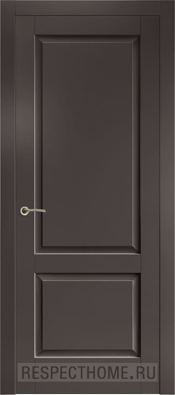 Межкомнатная дверь эмаль горький шоколад Potential doors 252 ДГ