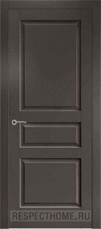 Межкомнатная дверь эмаль горький шоколад Potential doors 253 ДГ