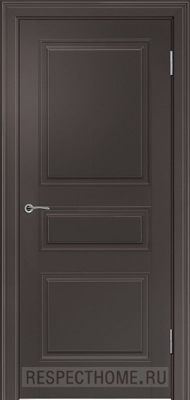 Межкомнатная дверь эмаль горький шоколад Potential doors 223 ДГ