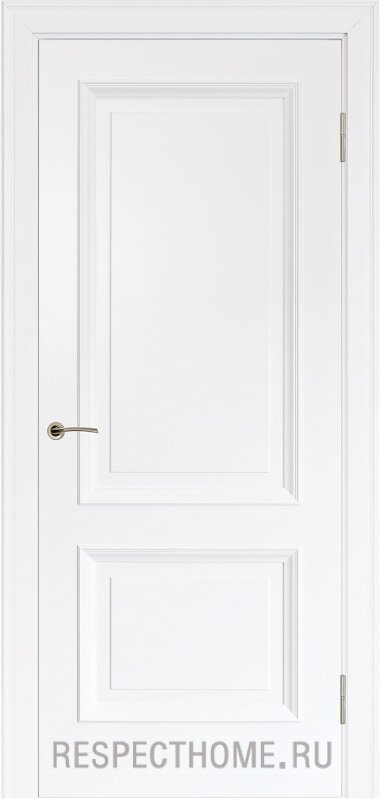 Межкомнатная дверь эмаль белая Potential doors 232 ДГ 