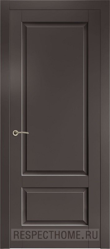 Межкомнатная дверь эмаль горький шоколад Potential doors 254 ДГ