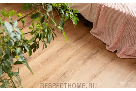 Клеевая кварц-виниловая плитка VINILAM CORK Glue Luxury (LVT) Дуб Витория 232x1227x2.5 мм (4.555 м2)