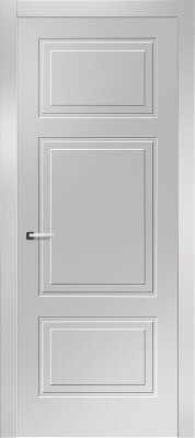 Межкомнатная дверь эмаль светло-серая Potential doors 246.2 ДГ