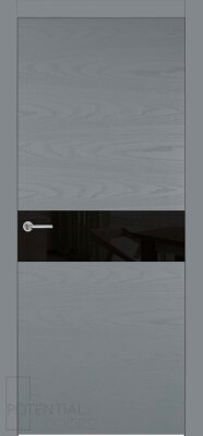 Межкомнатная дверь Potential doors Blend эмаль грей 457 ДО