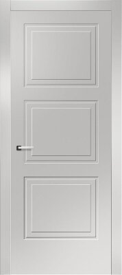 Межкомнатная дверь эмаль светло-серая Potential doors 245.2 ДГ