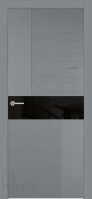 Межкомнатная дверь Potential doors Blend эмаль грей 408.57 ДО