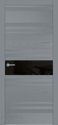Межкомнатная дверь Potential doors Blend эмаль грей 409.57 ДО