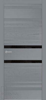 Межкомнатная дверь Potential doors Blend эмаль грей 409.74 ДО