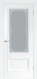 Межкомнатная дверь эмаль белая Potential doors 234 стекло Милора