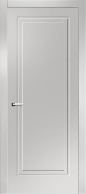 Межкомнатная дверь эмаль светло-серая Potential doors 241.2 ДГ