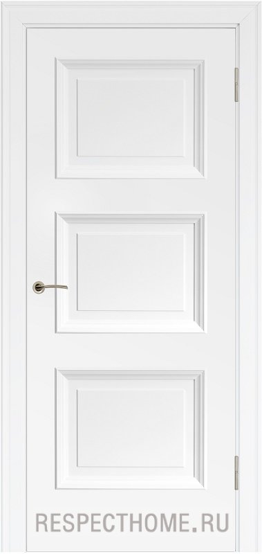 Межкомнатная дверь эмаль белая Potential doors 235 ДГ