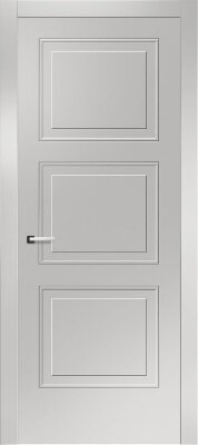 Межкомнатная дверь эмаль светло-серая Potential doors 245.1 ДГ