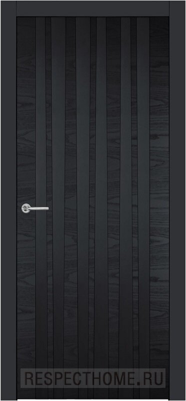 Межкомнатная дверь Potential doors Blend эмаль чёрная 404 ДГ