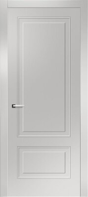 Межкомнатная дверь эмаль светло-серая Potential doors 244.1 ДГ