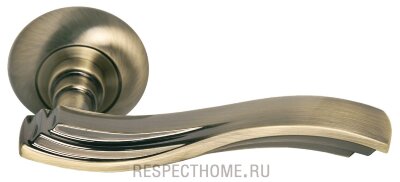 Дверные ручки MORELLI Мираж MH-14 MAB Античная бронза/матовая античная бронза