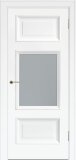 Межкомнатная дверь эмаль белая Potential doors 236 стекло Сатинато