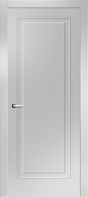 Межкомнатная дверь эмаль светло-серая Potential doors 241.1 ДГ