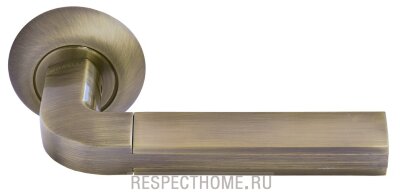 Дверные ручки MORELLI Мозайка MH-11 MAB/AB Античная бронза/матовая античная бронза