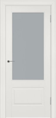 Межкомнатная дверь эмаль слоновая кость Potential doors 224 Стекло сатинато