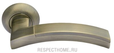 Дверные ручки MORELLI Древо жизни MH-12 MAB/AB Античная бронза/матовая античная бронза