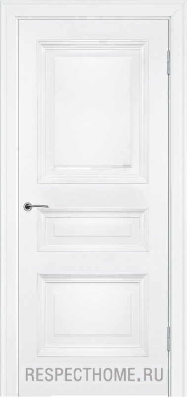 Межкомнатная дверь эмаль белая Potential doors 233.2 ДГ
