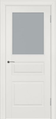 Межкомнатная дверь эмаль слоновая кость Potential doors 223 Стекло сатинато