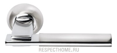 Дверные ручки MORELLI Упоение MH-13 SN/CP Белый никель/полированный хром