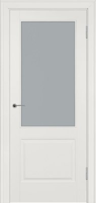 Межкомнатная дверь эмаль слоновая кость Potential doors 222 Стекло сатинато