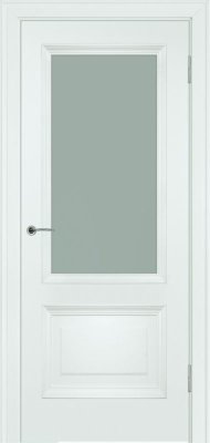Межкомнатная дверь эмаль серая Potential doors 232.2 Стекло сатинато