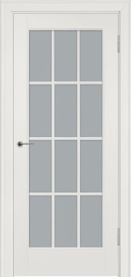 Межкомнатная дверь эмаль слоновая кость Potential doors 221.2 Стекло сатинато
