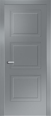 Межкомнатная дверь эмаль грей Potential doors 245.1 ДГ