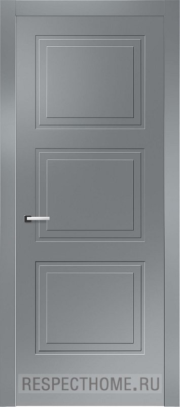 Межкомнатная дверь эмаль грей Potential doors 245.2 ДГ