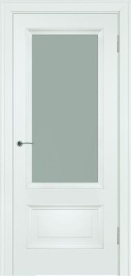 Межкомнатная дверь эмаль серая Potential doors 234.2 Стекло сатинато