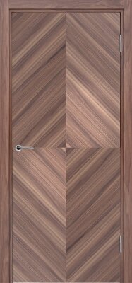 Межкомнатная дверь Potential doors Ideline шпон орех ДГ микс 4