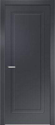 Межкомнатная дверь эмаль чёрная Potential doors 241.1 ДГ