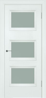 Межкомнатная дверь эмаль серая Potential doors 235.2 Стекло сатинато