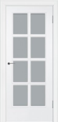 Межкомнатная дверь эмаль белая Potential doors 231.3 Стекло сатинато