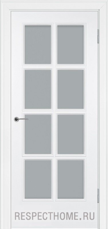 Межкомнатная дверь эмаль белая Potential doors 231.3 Стекло сатинато