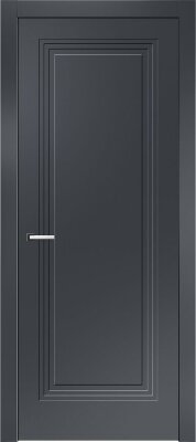 Межкомнатная дверь эмаль чёрный Potential doors 241.3 ДГ