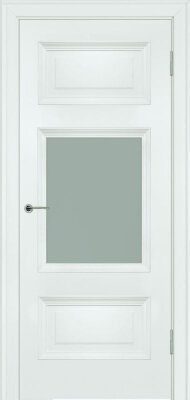 Межкомнатная дверь эмаль серая Potential doors 236.2 Стекло сатинато