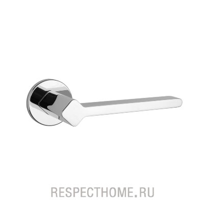 Дверная ручка Aprile Ninfea R PREMIUM COLLECTION хром полированный, хром матовый