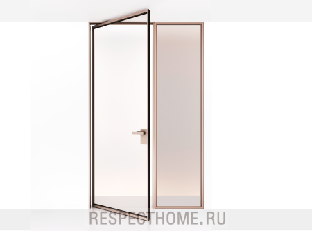 Перегородка Cascate Milano Рото дверь + фрамуга
